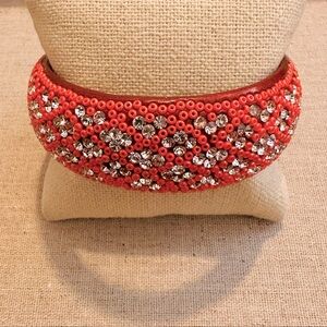 Vintage | Bracelet | Coral Bead & Crystal Bracelets